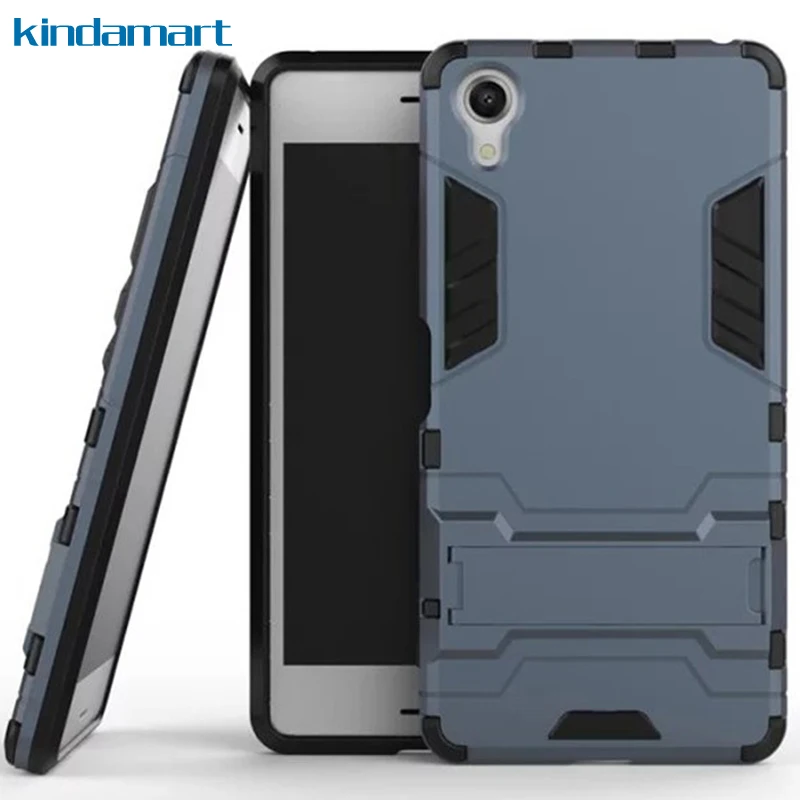 

Cover Case for Sony Xperia X Performance Shockproof Rubber Robot Armor Holder Phone Case Sony X Performance F8131 F8132