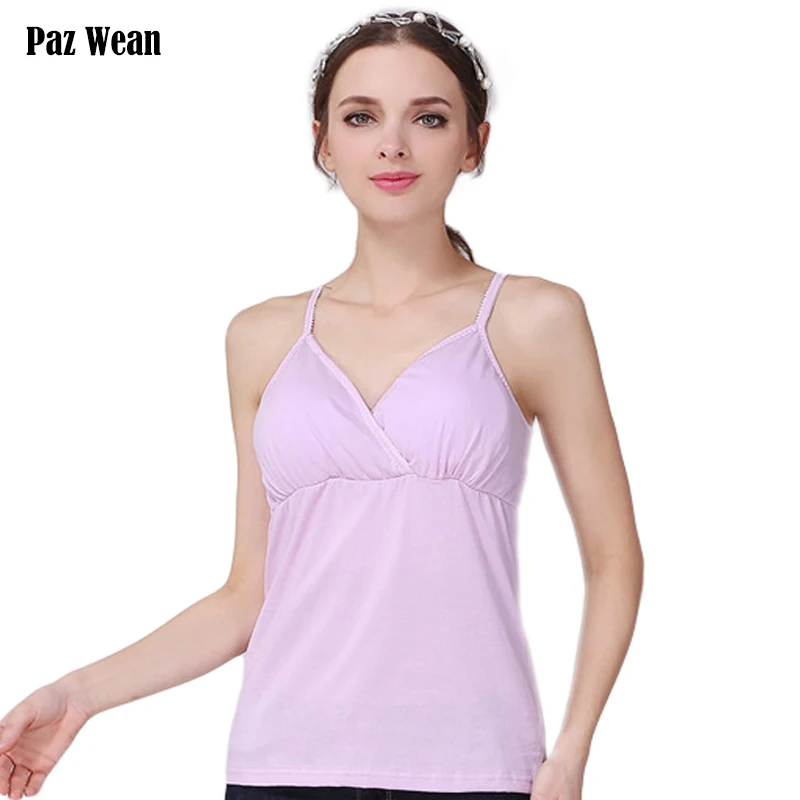 Nursing breastfeeding halter tops Clothes camisole Nursing tank top T