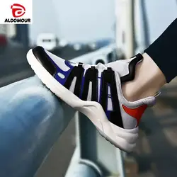 ALDOMOUR 2018 кроссовки мужские спортивные туфли Дизайнерские кроссовки для мужчин дышащие free run мужские S zapatillas hombre mujer