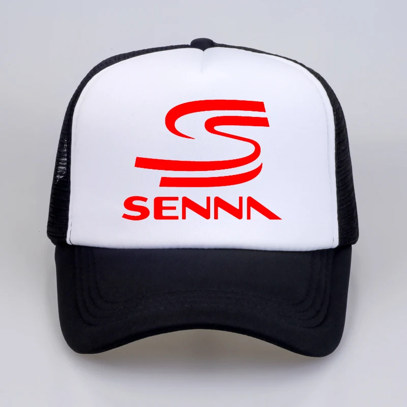 Летняя модная бейсбольная кепка Hero F1 Ayrton Senna s для мужчин и женщин с буквенным принтом, крутая бейсболка, сетчатая бейсболка, кепка для папы - Цвет: Многоцветный