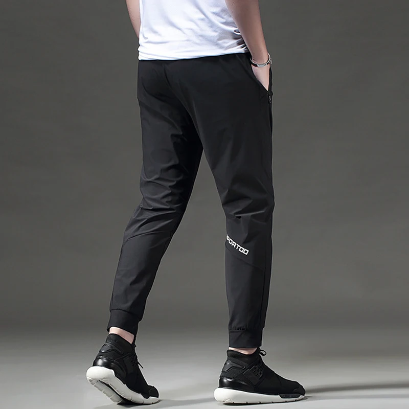 Men's Casual Pants Black Solid Summer Winter Black Shade Loose Fit Casual Pants Fashion Trousers Male Brand Clothing Menswear