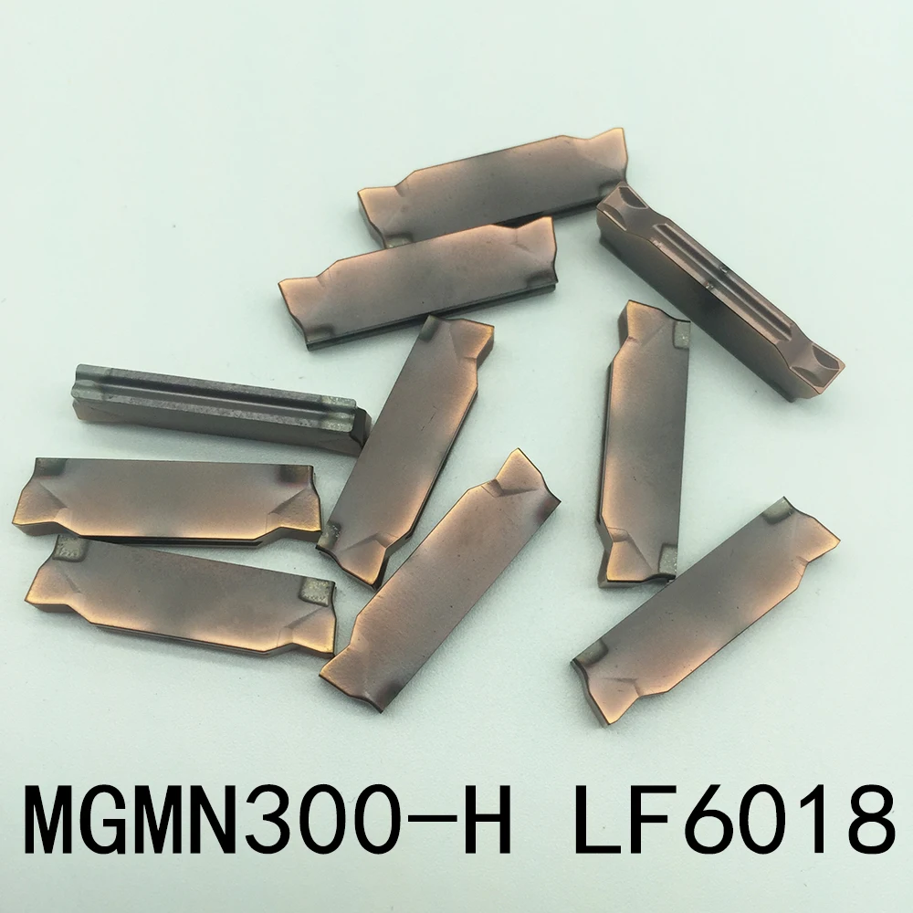 10pcs MGMN300 H LF6018 CNC cutting blade FOR steel/stainless steel/cast