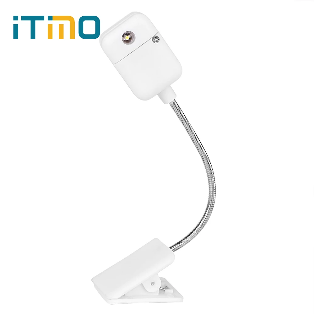 

ITimo Clip-on Reading Lamp Home Decoration Adjustable Indoor Lighting Flexible LED Book Lights Portable Convenient