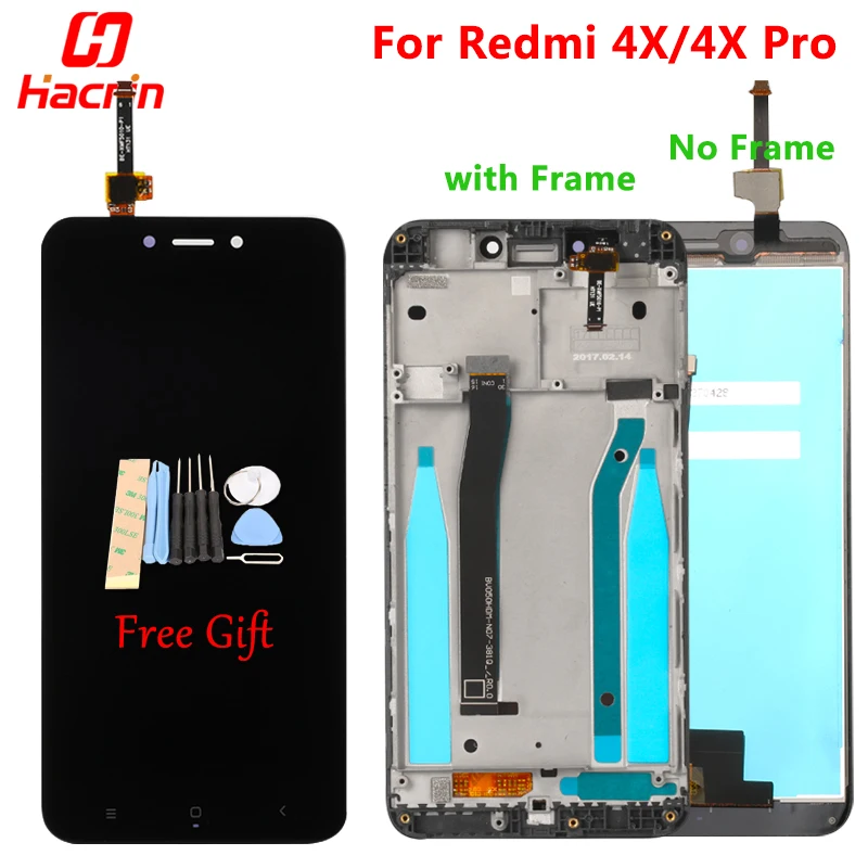 Goedkoop Xiaomi Redmi 4X Lcd Touch Screen Test Goede Digitizer Vergadering Vervanging Voor Xiaomi Redmi 4X Pro Prime 5.0 inches