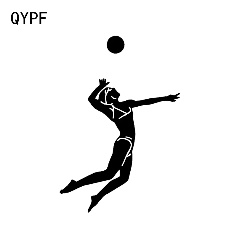 QYPF 10 7*15 7 см интересно пляжный волейбольный бампер украшение окна графическая