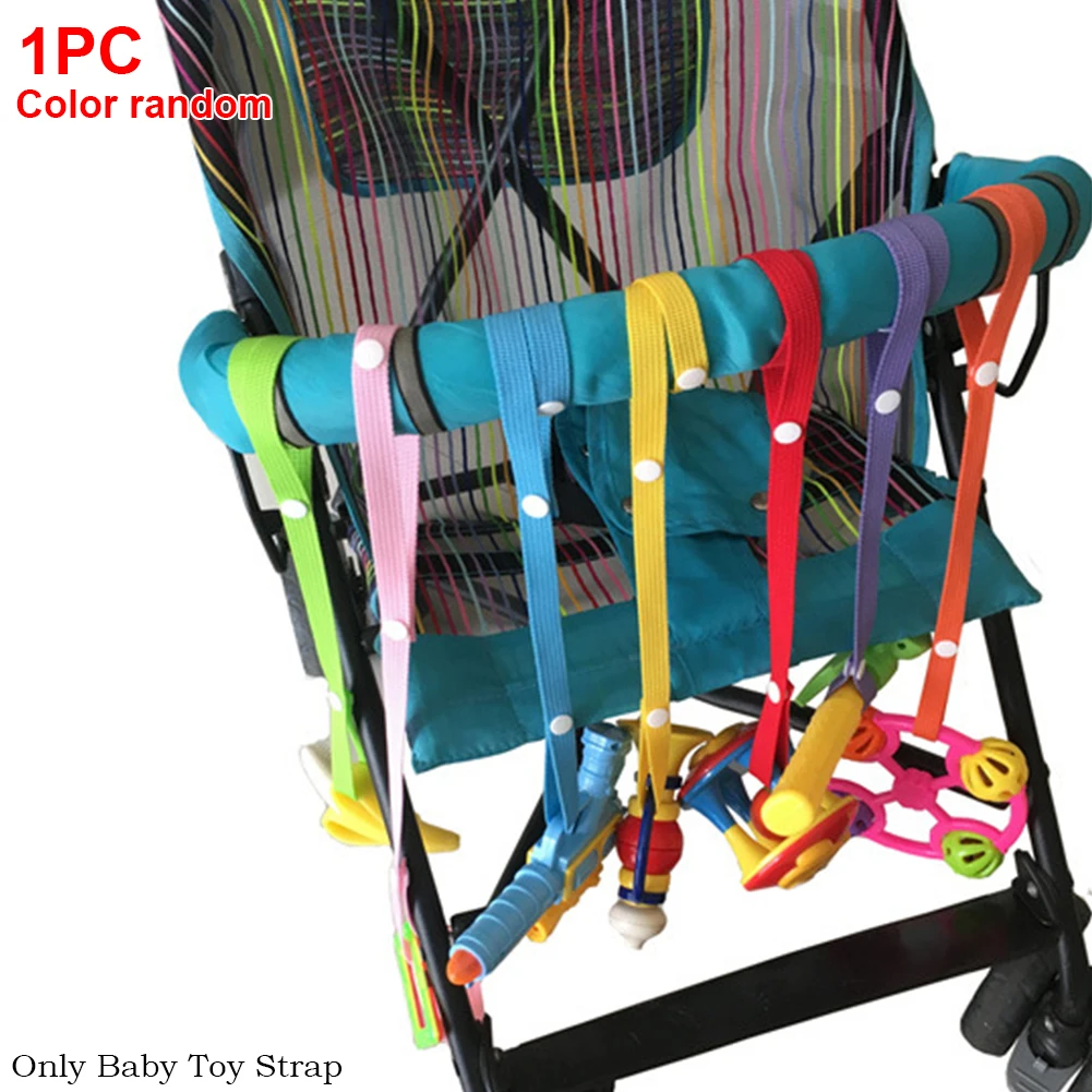 

Anti-lost Baby Toy Strap Belt Holder Anti-drop Chain Bottle Cup Pacifier Clip Pushchair Dummy For Stroller Hanger Random Color