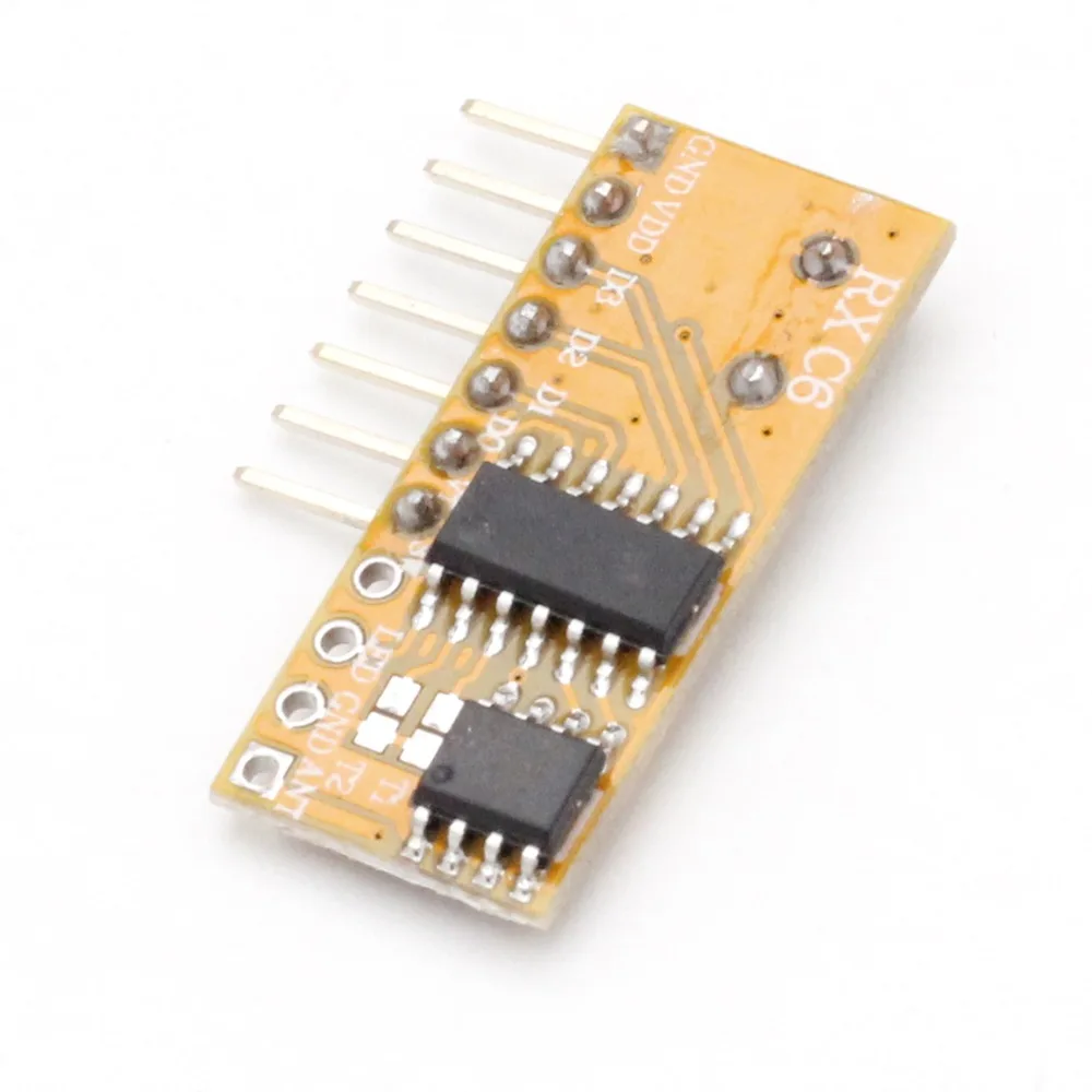 Супергетеродинный беспроводной приемник RXC6 433 МГц PT2262 постоянный код для Arduino/AVR