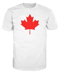 100% Качественный хлопок мужская футболка с принтом 100% хлопок Канадский кленовый лист канадский флаг фильм футболки
