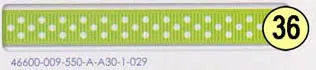 Корсажная лента, принт "Горошек", 3/8 дюйма, 9 мм, черный, красный, темно-синий, белый, фиолетовый, розовый, для самостоятельного изготовления бантов для волос - Цвет: Apple Green