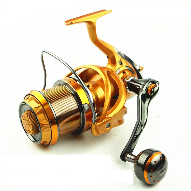 Super Long Casting Fishing Reels Fiber Carbon Body All Stainless Steel 9+1BB Saltwater Resistant