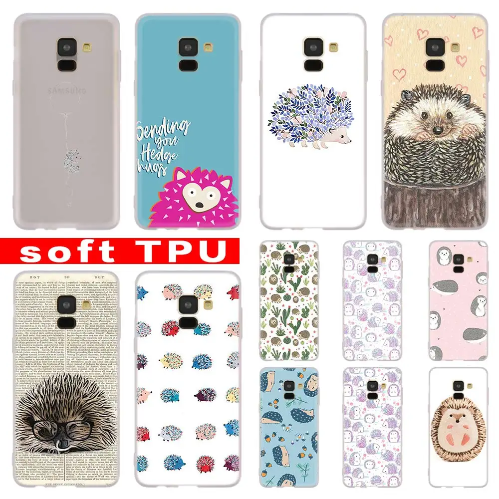 Мягкий чехол для Galaxy A80 A90 A8 A6 Plus A5 A3 A7 2018 2017 2016 A50 A30 A40 A70 A10 A2 CORE с милыми рисунками