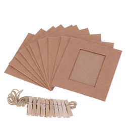 Set of 10 DIY Paper Photo Frames for Wall Décor and Special Events (Photo frame-10)