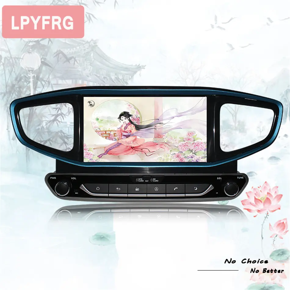 Excellent 8 core 4+64G android 9.0 car dvd for Hyundai IONIQ  2016 17 2018 2019 Ioniq Hybrid Multimedia Gps navigation Stereo video Audio 1