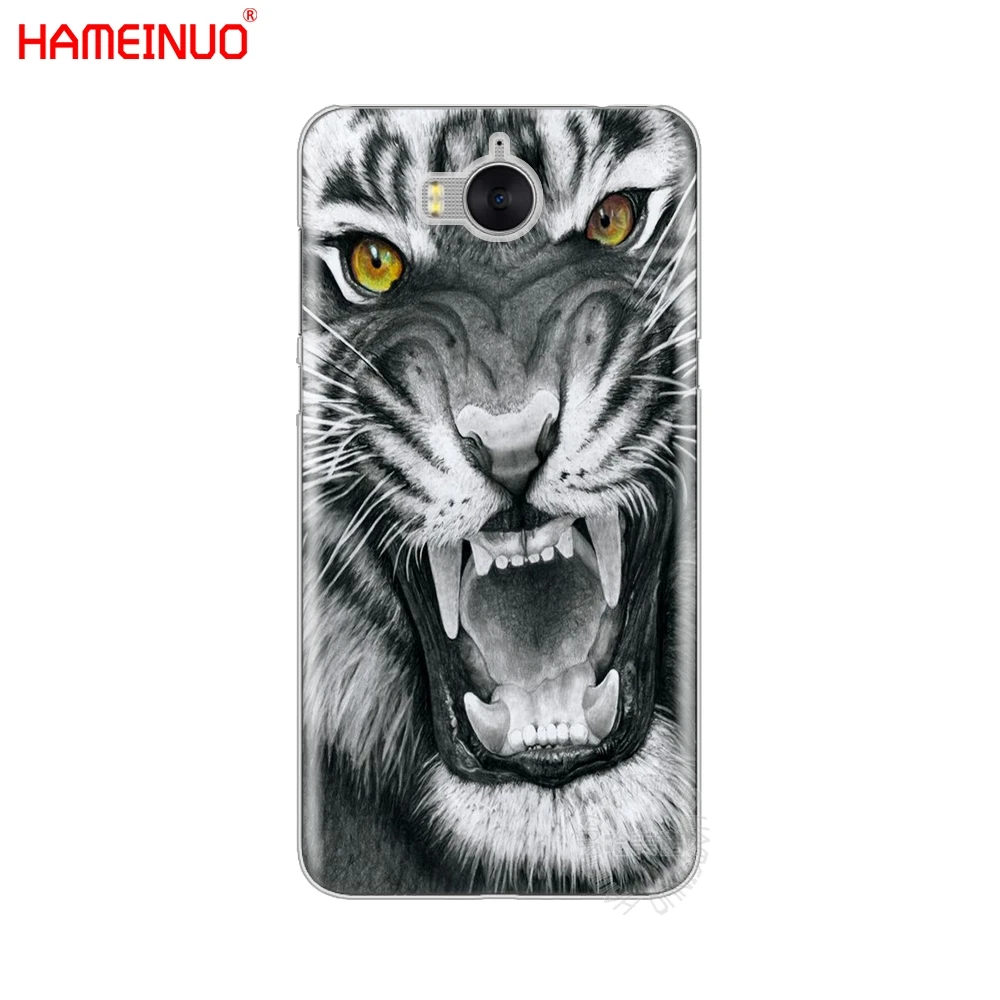 HAMEINUO чехол для сотового телефона с изображением тигра huawei honor 3C 4X 4C 5C 5X 6 7 Y3 Y6 Y5 2 II