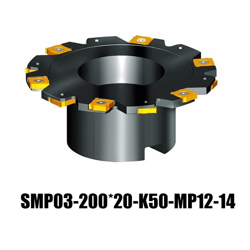 CNC Milling tool SMP03 200*20 K50 MP12 14 indexable milling head face