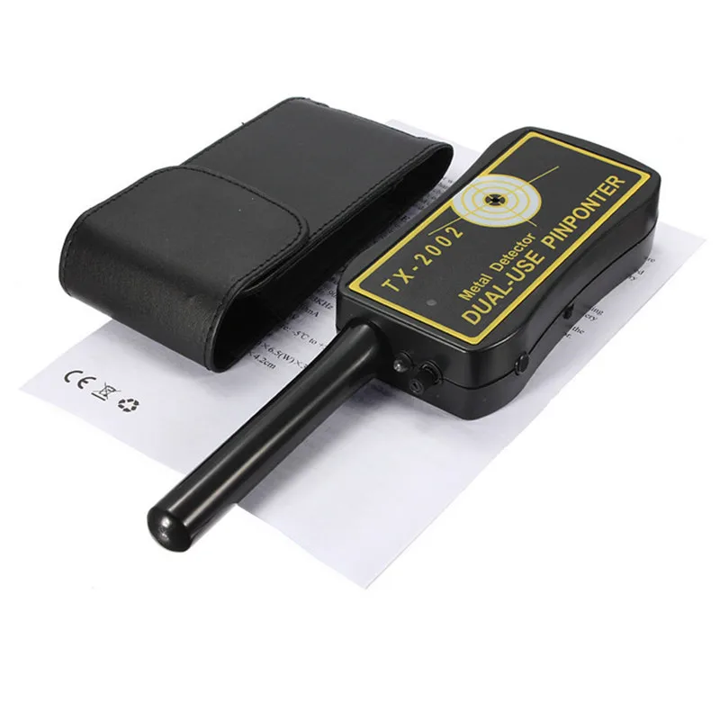 

Portable Dual-Use Pinpointer Handheld Metal Detector Metal/Body Scanner With LED Flash TX-2002