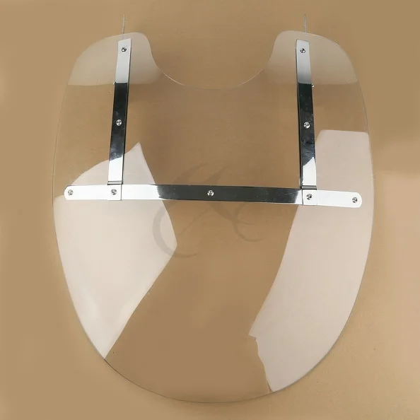 Motorcycle Detachable Windshield Windscreen For Harley-Davidson Touring Road King Classic FLHR FLHR