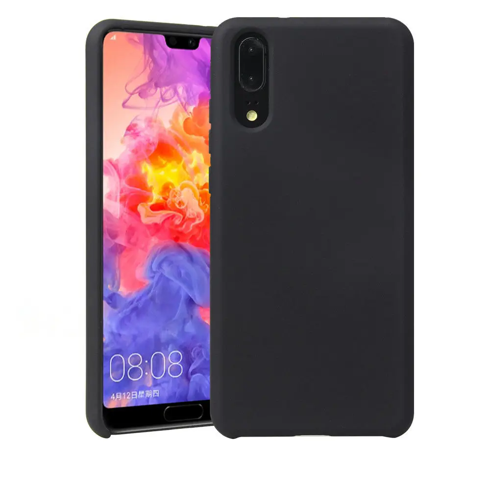 Твердые Цвет Мягкий ТПУ huawei Y6 2018 чехол Роскошный тонкий имитация жидкий