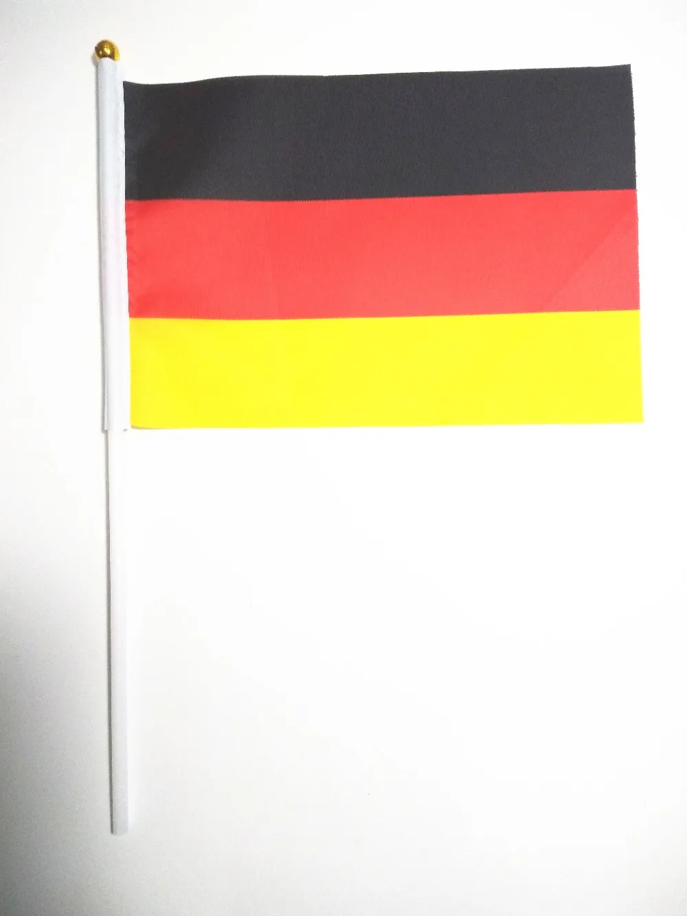 Grosir Tangan Gelombang Polyester Bahan Spanduk Jerman Bendera