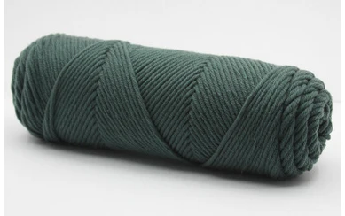 500 г/лот, натуральный мягкий шелк, молочный хлопок, пряжа, толстая пряжа для вязания, Детская шерсть, вязаная крючком, шарф, свитер, переплетенная нить - Цвет: 12 armygreen