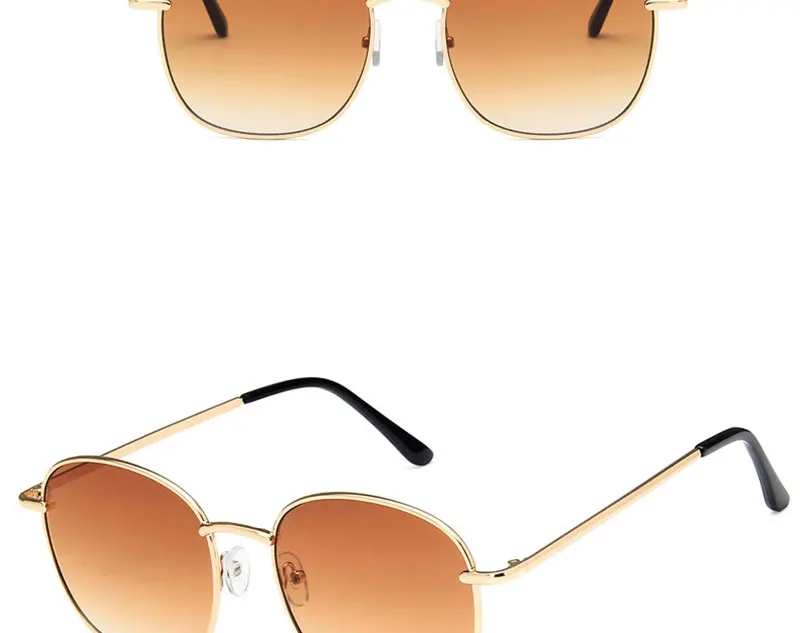 RBROVO, винтажные женские солнцезащитные очки с большой оправой, женские роскошные Ретро Металлические очки, винтажные зеркальные UV400 очки для покупок