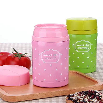

450ml Fashion Stainless Steel Food Thermos Lunch Box Soup Box Insulated Food Container