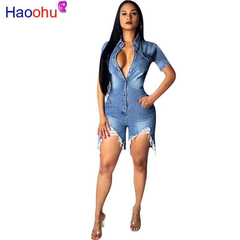 jean playsuit