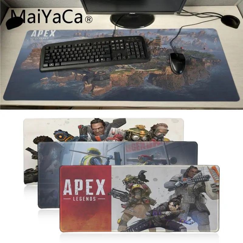 

Maiyaca apex legends game Durable Rubber Mouse Mat alfombrilla gaming mouse pad xxl Speed Keyboard Mouse mat Laptop PC desk pad