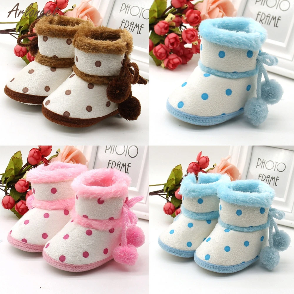 

Baby Girls Boys Soft Booties Snow Boots Infant Toddler Newborn Warming Shoes Non-slip Toddler Shoes 2019 NEW