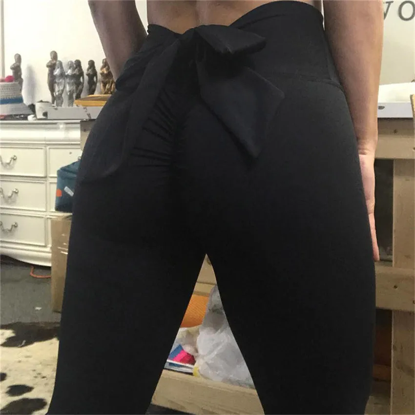 Модные готические сексуальные штаны, леггинсы с эффектом пуш-ап для фитнеса, тренировки, высокая талия, для пробежек, женские джеггинсы, леггинсы в стиле панк - Цвет: black