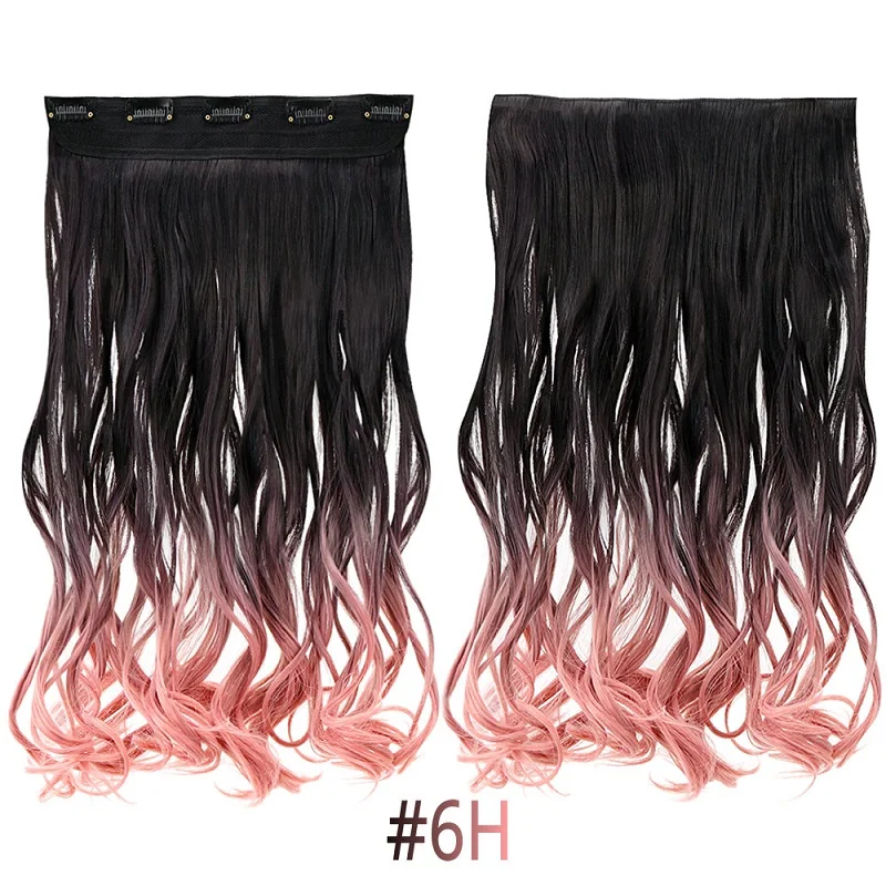 Roxo Pomytail Ombre Extensões de Cabelo Humano calor Resistan