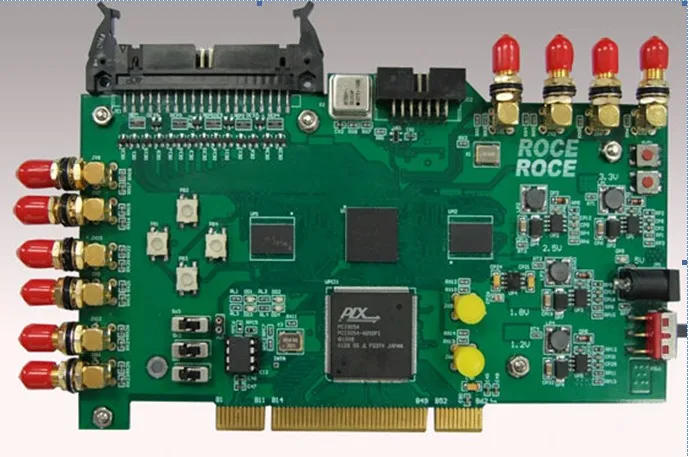 

FPGA PCI acquisition card XILINX SARTAN6 xc6slx16csg324 PLX 9054 PCI9054