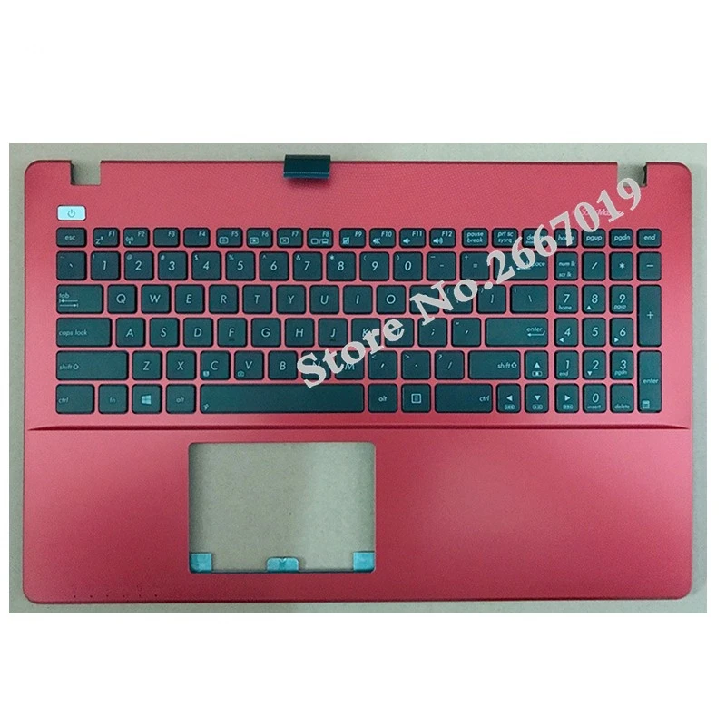 Клавиатура для ноутбука ASUS X550C K550 A550C A550VB Y581C X550 W30 с C чехол красные сапоги-трубы на английском языке