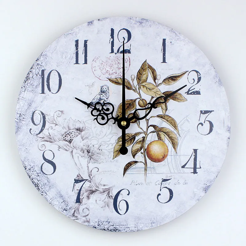 Reloj De Pared Decorativo Grande Moderno Silencio Adornos Para