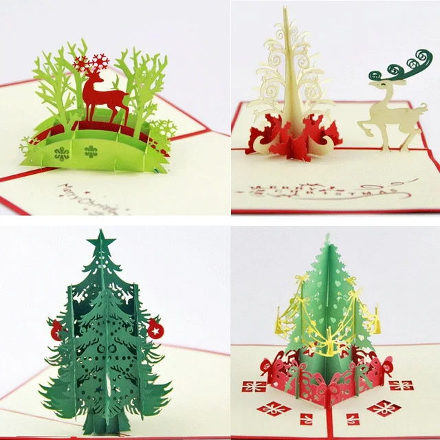 folding christmas photo cards