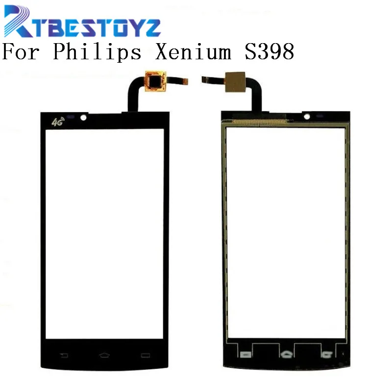RTBESTOYZ высококачественный сенсорный экран 5 0 дюйма для Philips Xenium S398 дигитайзер