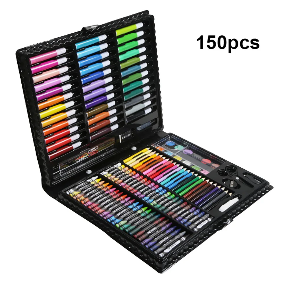 

150Pcs/lot Colorful Drawing Set Rainbow DIY Drawing Toys Painting Kid Doodle Painting Toy