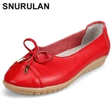 SNURULAN Для женщин обувь на плоской подошве Туфли-оксфорды Для женщин Повседневное Лоферы Дамская обувь Для женщин Летняя кожаная обувь FlatsE200