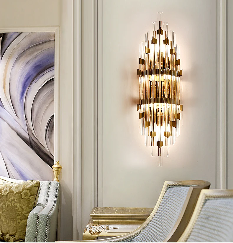 Nordic Wall sconce Lamp Led crystal wall lights 6