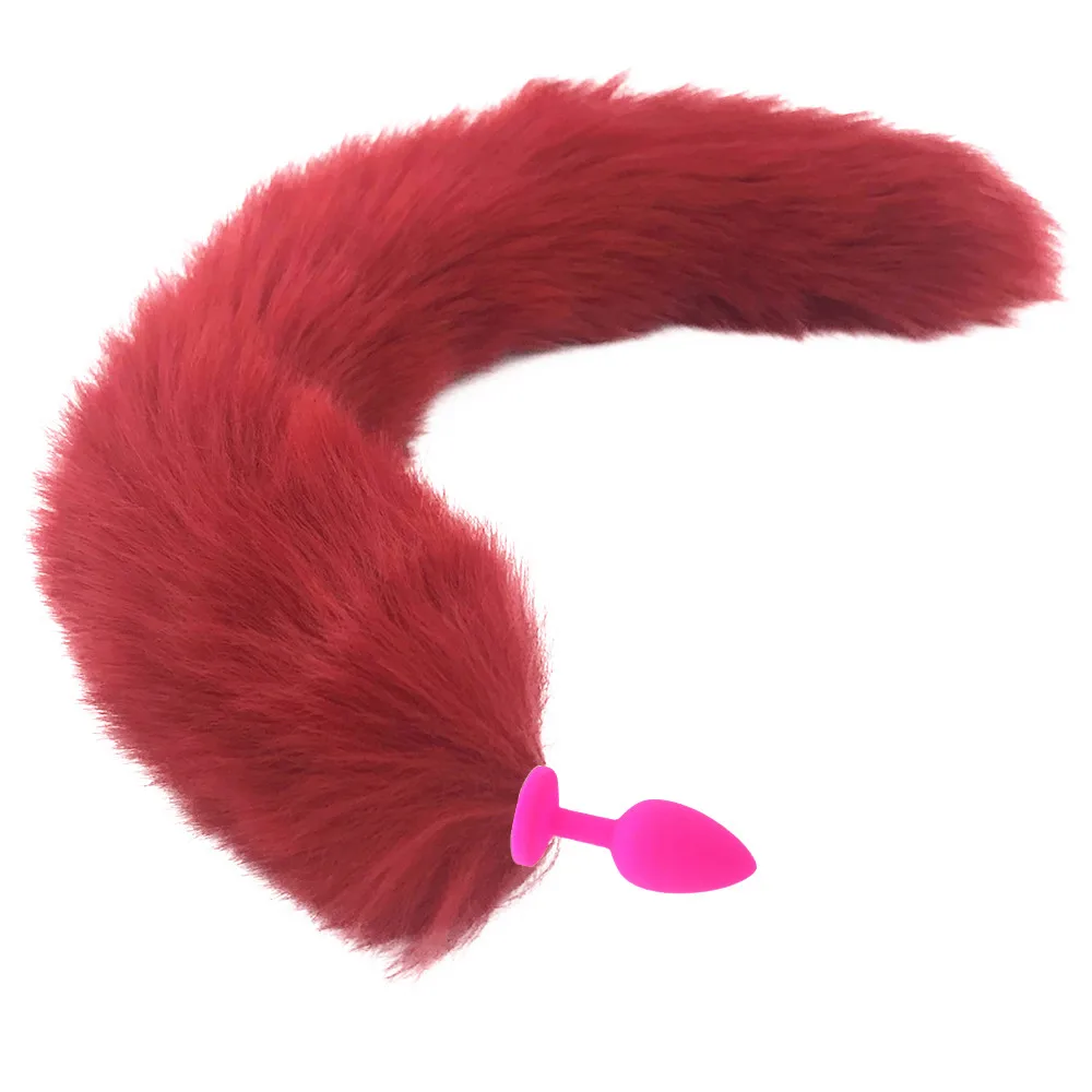 Sex Toys For Women Man Couple Gay Toy Cosplay Tail Homosexual Animal Fox Anal Plush Silica Gel Plug | Красота и здоровье