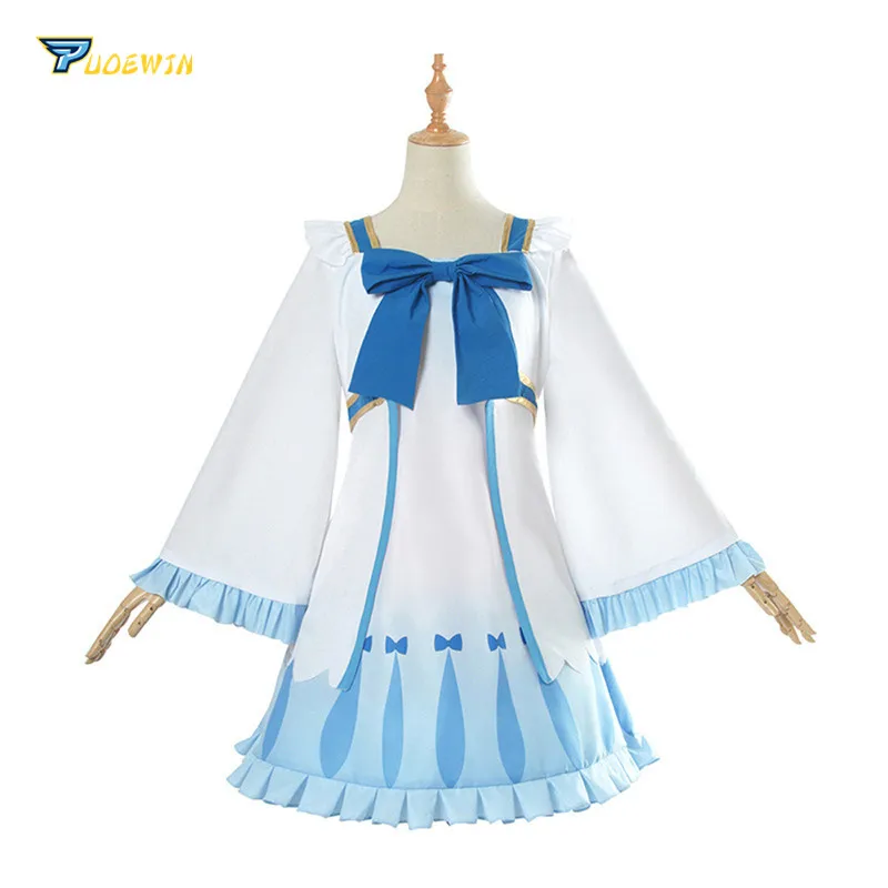 

Anime The Rising of the Shield Hero Filo Cosplay Costumes Filo White Dresses with Bow-tie for Women Cosplay Costume