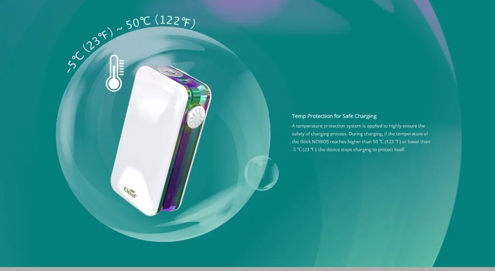 Original Eleaf iStick NOWOS 80W NOWOS Box MOD 4400mah Battery Digital Touch Button Electronic Cigarette Vape Support QC Charging 01 (8)