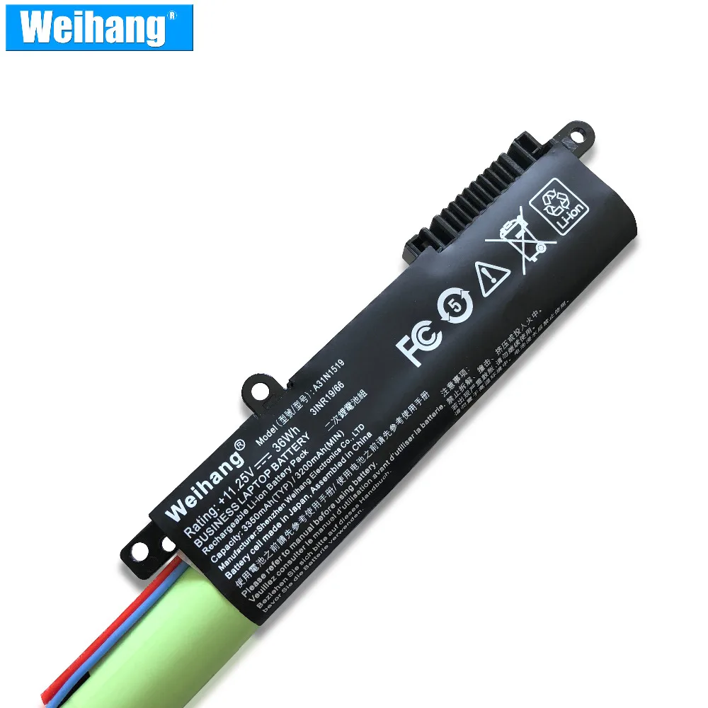 Japanese Cell 36Wh 11 25 V Weihang A31N1519 Аккумулятор для ноутбука ASUS X540S X540L X540SA X540LA SI302 A540 F540