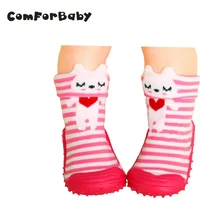 Детские SocksToddler Девочка Мальчик Новорожденного Enfant Обувь Носки Детей Носки Мягкое Дно Не Скользит Пол Резиновые Подошвы Дети Сапоги WS9321
