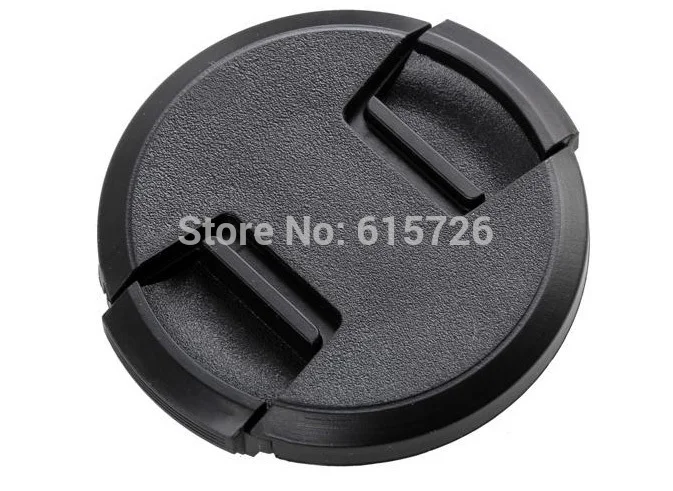 

10pcs/lot 40.5 49 52 55 58 62 67 72 77 82mm center pinch Snap-on cap cover for all camera Lens