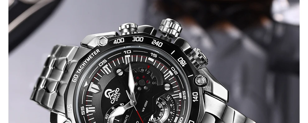 Marca De Luxo Relogio masculino Analógico Quartz