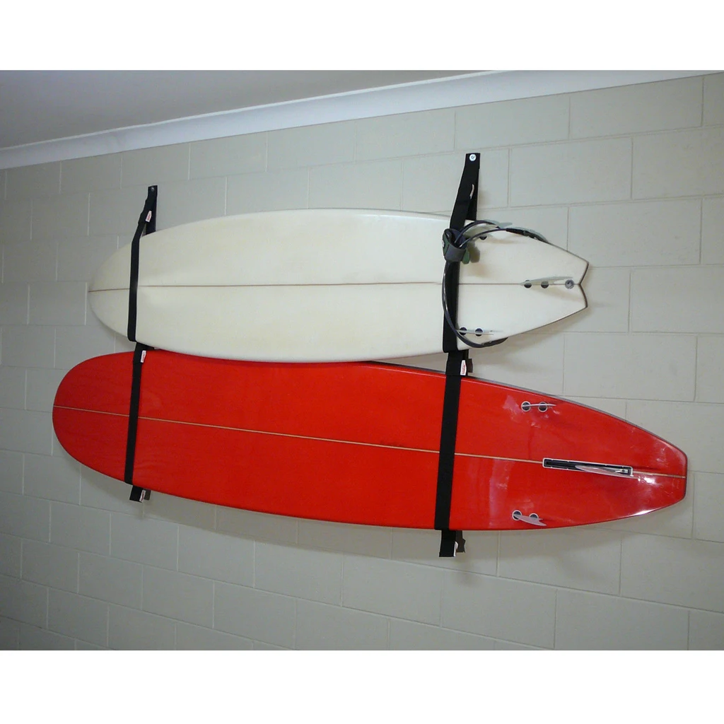1 Pair Surfboard Sling Wall Storage Straps Rack Hanger Keeper Garage Ceiling 