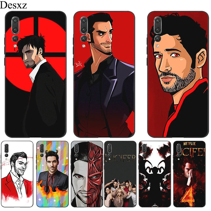 

Desxz Silicone Mobile Phone Case For Honor Note 10 6A 7A 7X 8 8X 8C 9 Lite Cover Lucifer Tom Ellis Bag