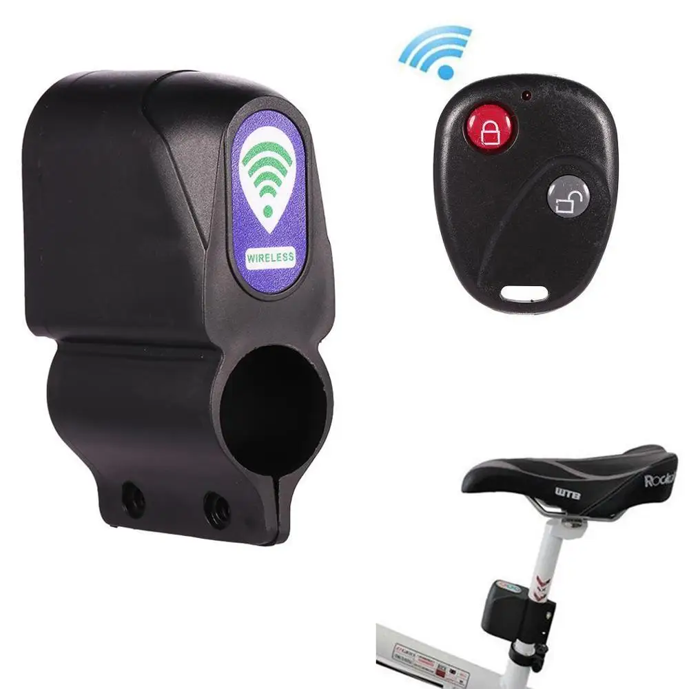 

Bike Locks Bicycle Lock Anti-theft Alarm Mountain Bike Wireless Remote Control Vibration Anti Theft Alarm bisiklet kilidi