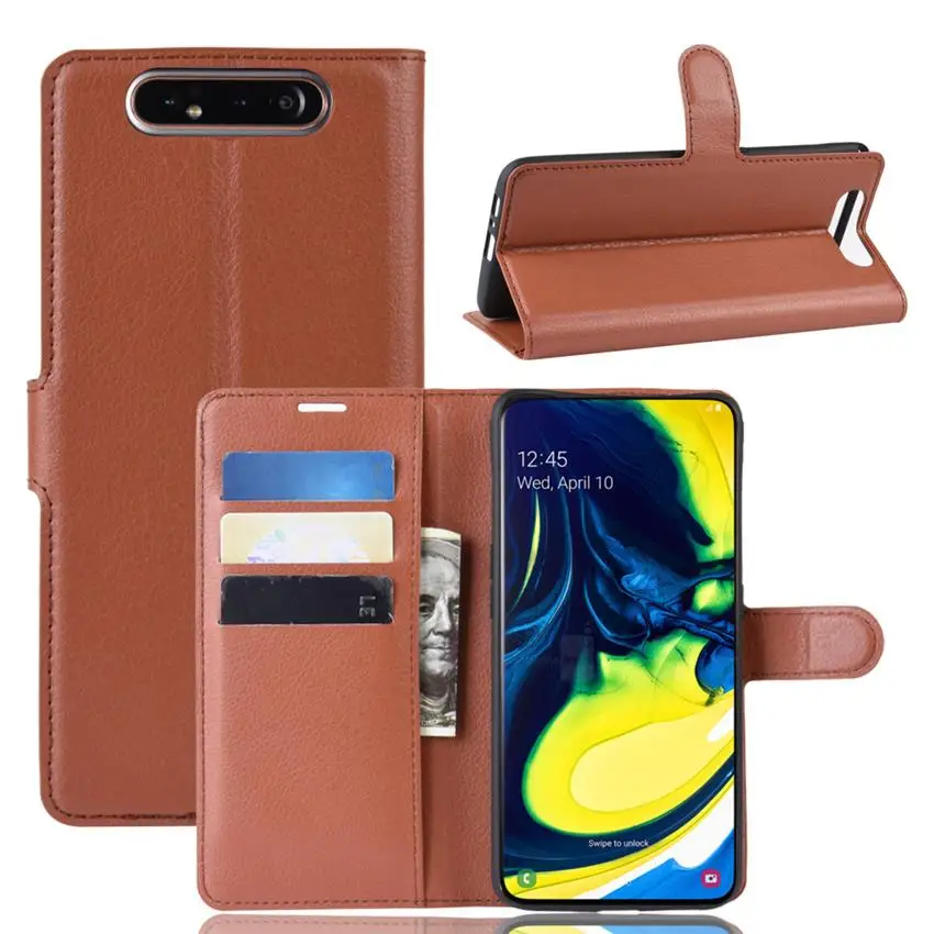 

Phone Case for Samsung Galaxy A80 Flip Leather Case For Galaxy A80 Wallet Book Cover For Samsung Galaxy A80 Screen Protector